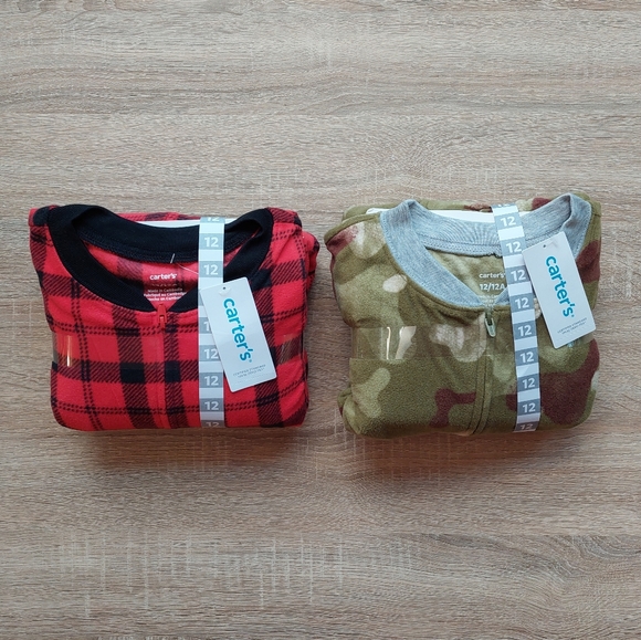 Carters nwt footed pajamas size 12 - Picture 8 of 9